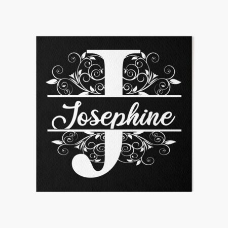 Personalized Name Monogram J - Josephine - Letter J Canvas Print for Sale  by MysticMagpie