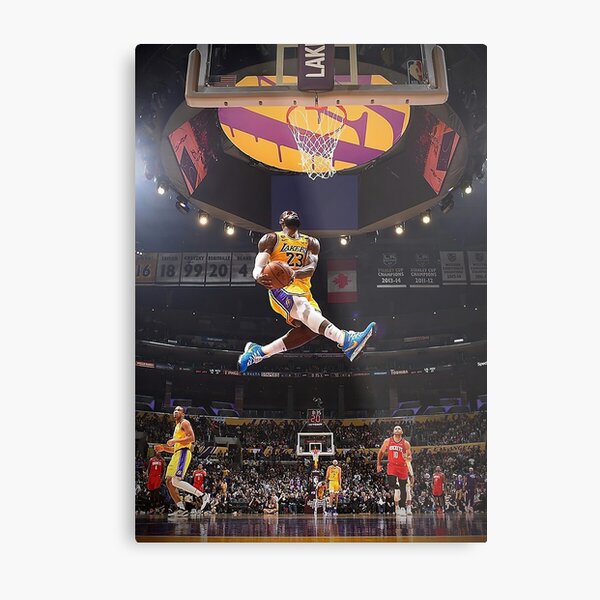 Lebron Dunk Metal Print