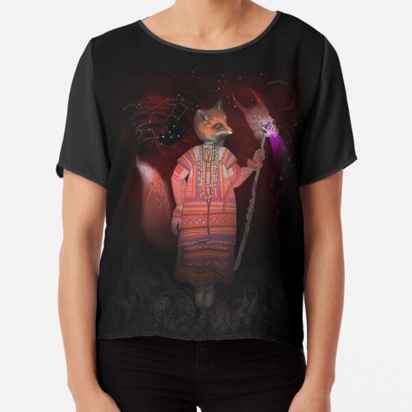 Vasilisa Fox Russian Folktale Chiffon Top