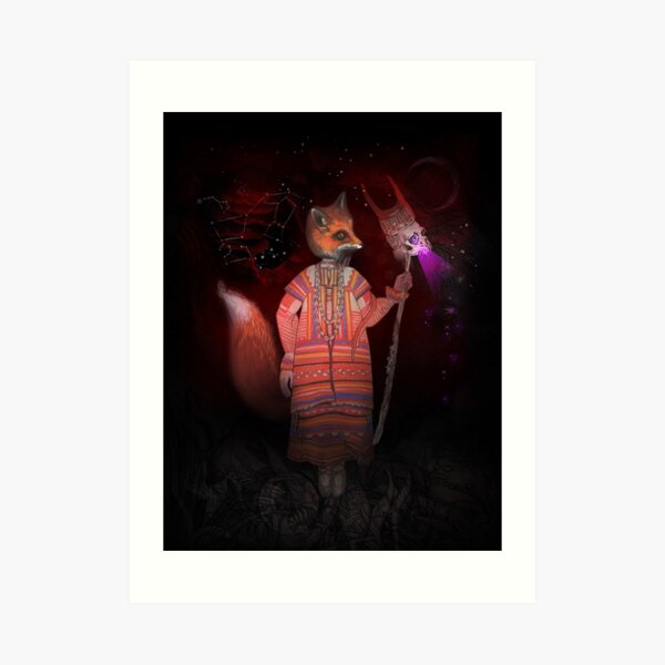 Vasilisa Fox Russian Folktale Art Print