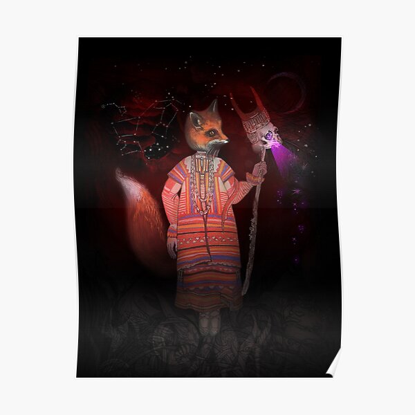 Vasilisa Fox Russian Folktale Poster