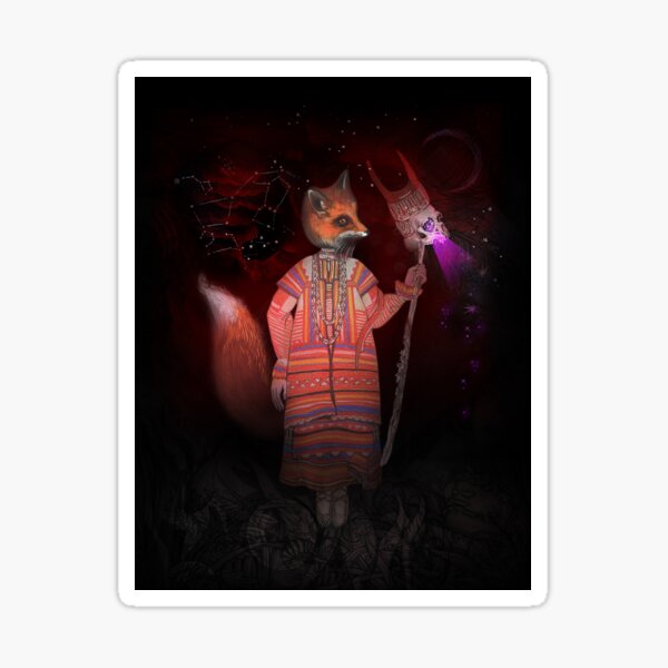 Vasilisa Fox Russian Folktale Sticker