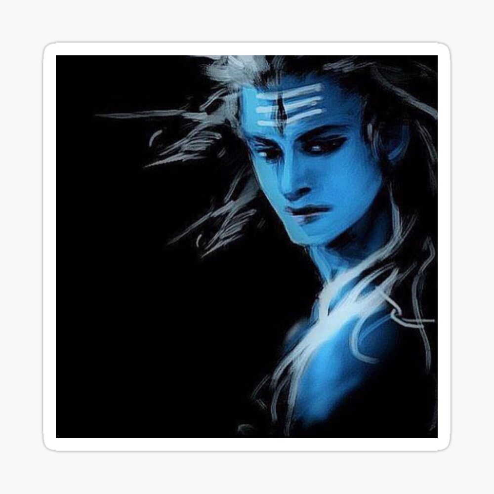 how to draw lord shiva with oil pastels || Easy drawing of Mahadev step by  step - YouTube
