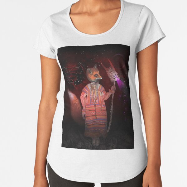 Vasilisa Fox Russian Folktale Premium Scoop T-Shirt