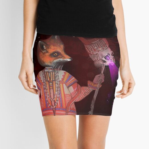 Vasilisa Fox Russian Folktale Mini Skirt