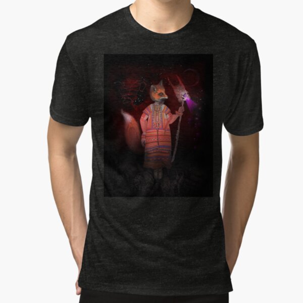 Vasilisa Fox Russian Folktale Tri-blend T-Shirt