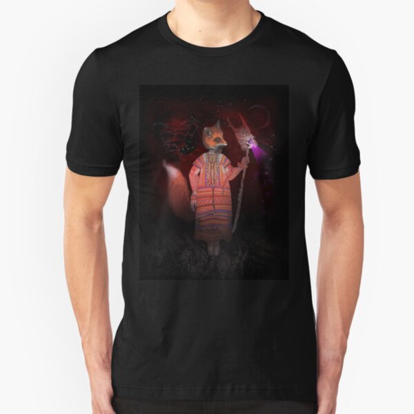 Vasilisa Fox Russian Folktale Slim Fit T-Shirt
