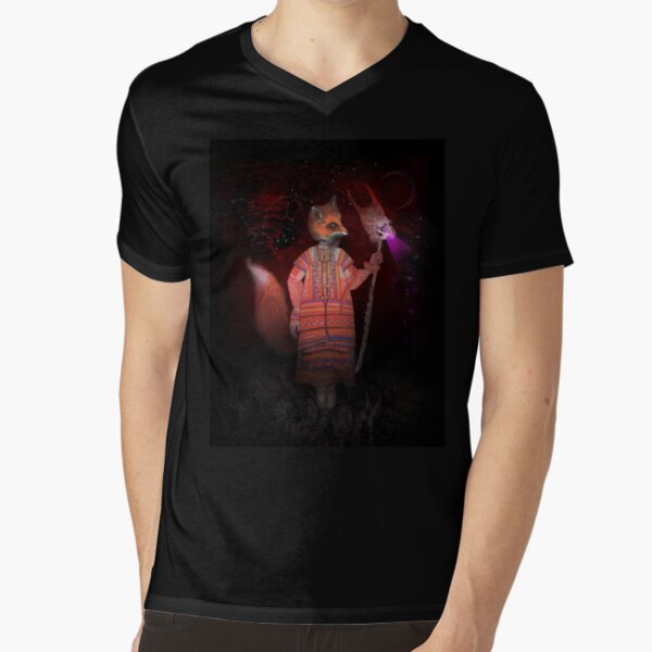 Vasilisa Fox Russian Folktale V-Neck T-Shirt