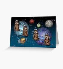 March Of The Daleks Greeting Card