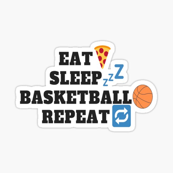 Item preview, Eat Sleep Basketball Repeat designed and sold by Obeyesse.