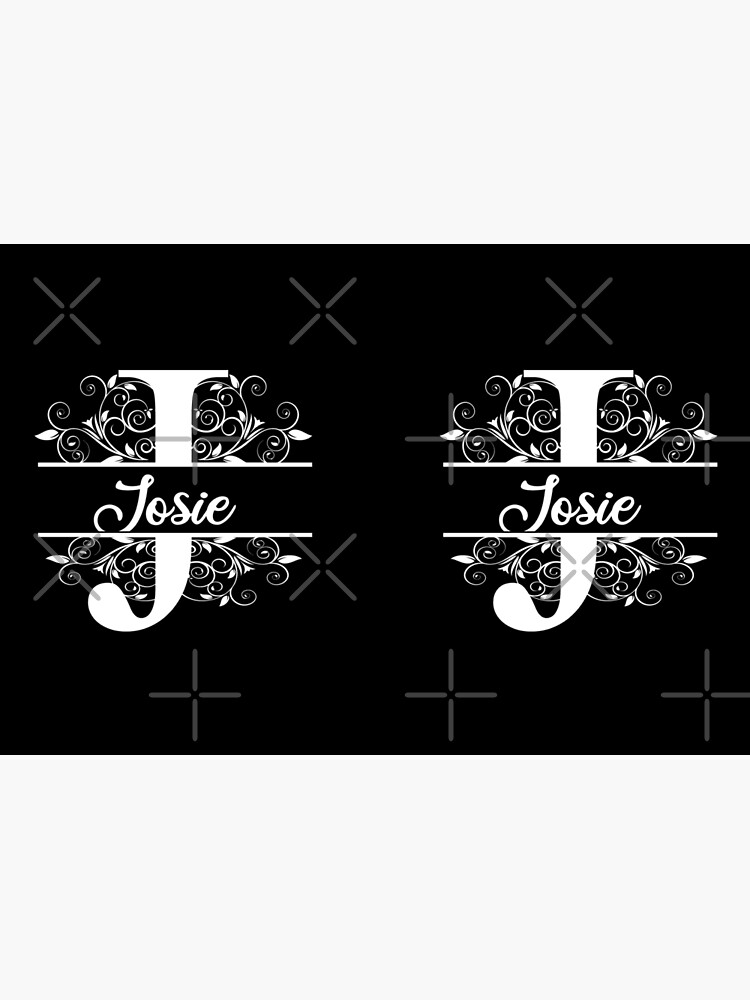 Personalized Name Monogram J - Josephine - Letter J Canvas Print for Sale  by MysticMagpie