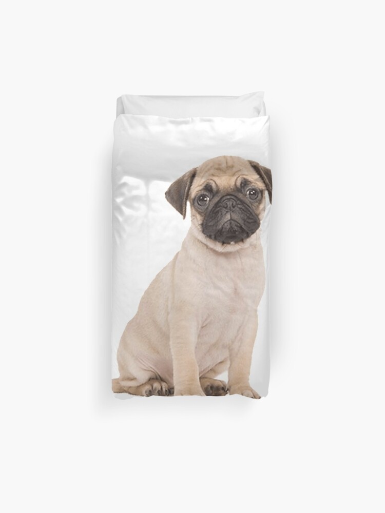 Cute Puppy Dog Pug Pugs Dogs Pet Duvet Cover By Ivano7296 Redbubble