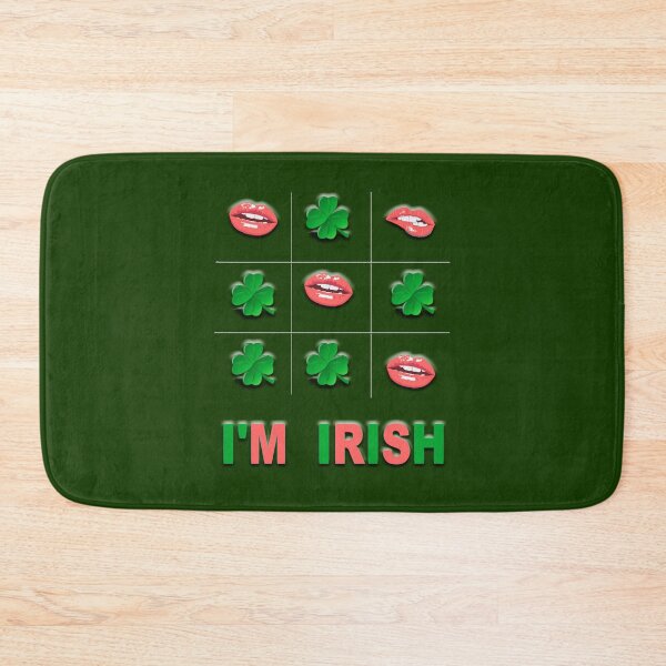 Item preview, Tic Tac Toy Game - St.Patrick's Day - Lucky Shamrock for Love - Kiss me designed and sold by BestStuffDepot.