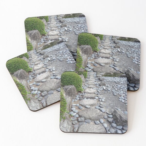 Item preview, Stone Meditation Pathway in a Japanese Garden designed and sold by cuisinecat2.