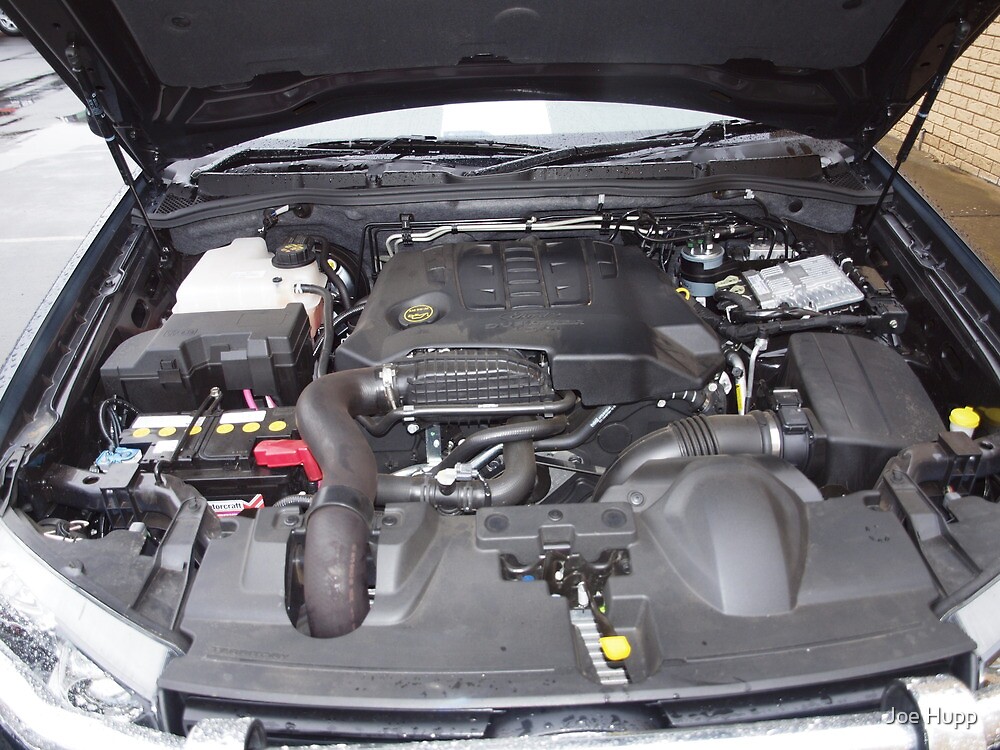 "Ford Territory Diesel Engine Bay" by Joe Hupp Redbubble