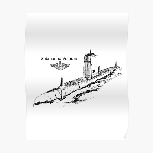 BOW OF A SUBMARINE BS323 REPRODUCTION POSTER ART PRINT A4 A3 A2 A1 