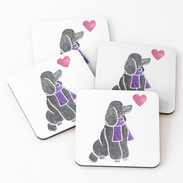 Item preview, Watercolour Poodle designed and sold by animalartbyjess.