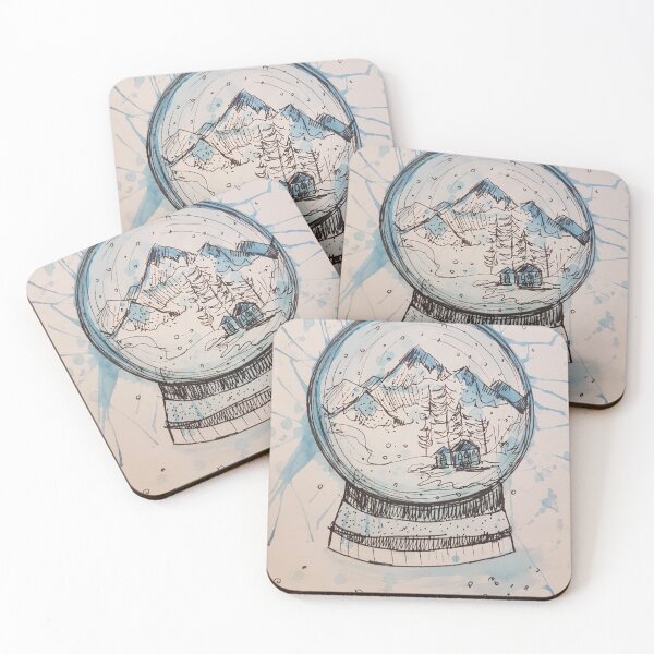 Item preview, Little world in a snow globe  designed and sold by navitalidesign.