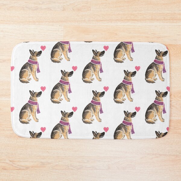 Item preview, Watercolour German Shepherd designed and sold by animalartbyjess.