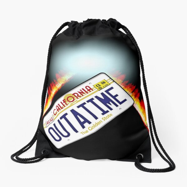 Back To The Future Drawstring Bag