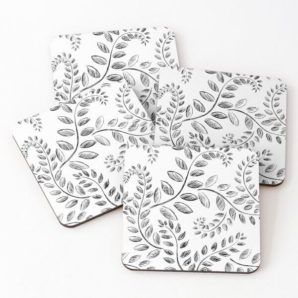 Item preview, Black and White Vines designed and sold by AryaRoseArt.