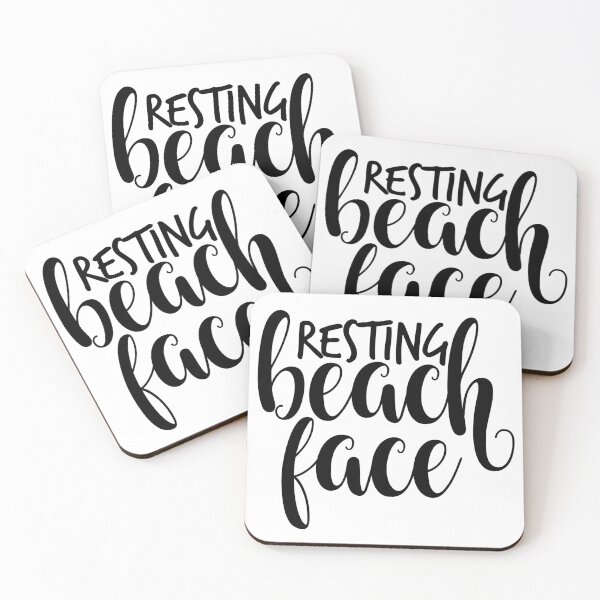Item preview, Resting beach face designed and sold by shakeoutfitters.