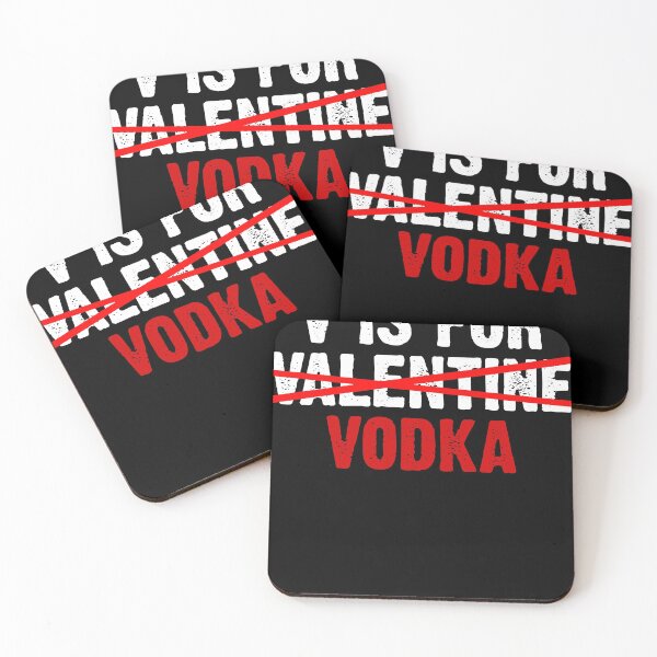Artikelvorschau, V Is For Vodka Valentine Funny entworfen und verkauft von Sutra-Lotus-Co.
