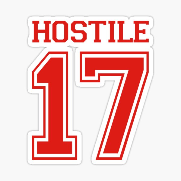 Hostile 17 Sticker