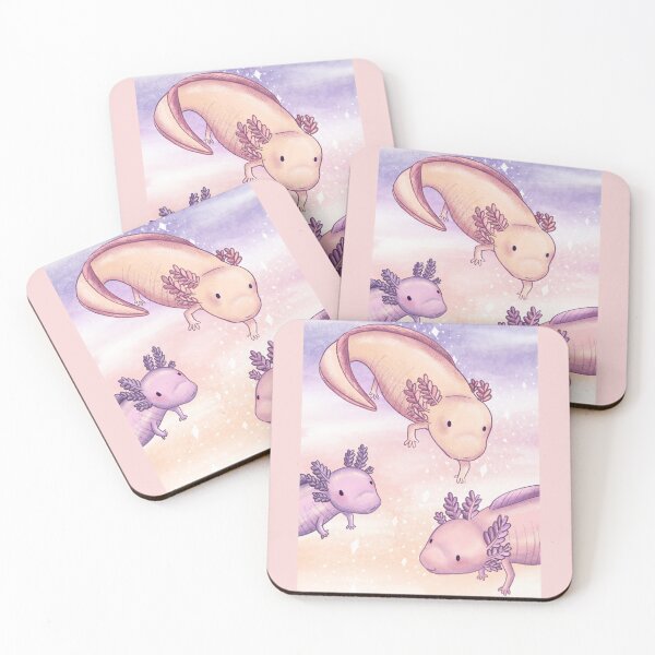Item preview, Axolotl sunset galaxy design designed and sold by AliciaBarten.