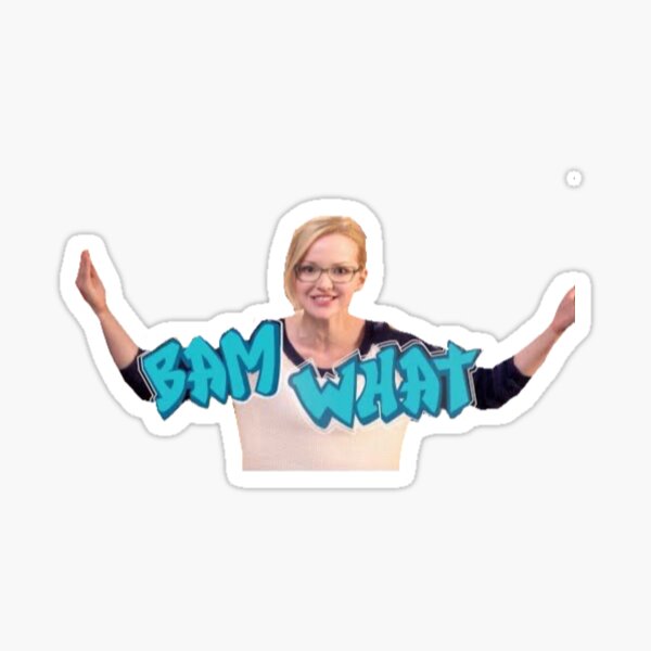 bam what Sticker