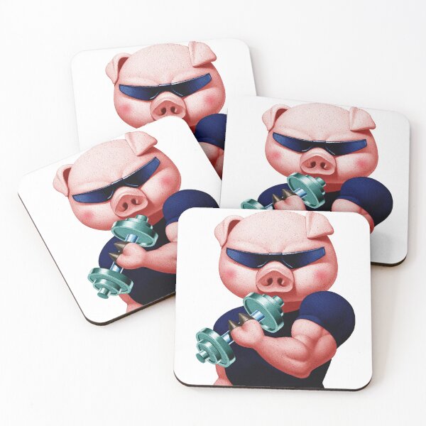 Item preview, Muscular pig designed and sold by Rickann.