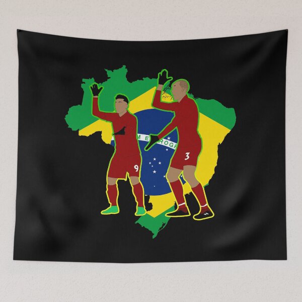 Item preview, Liverpool Samba Soccer Brasil Firmino y Fabinho designed and sold by TheKopShop.