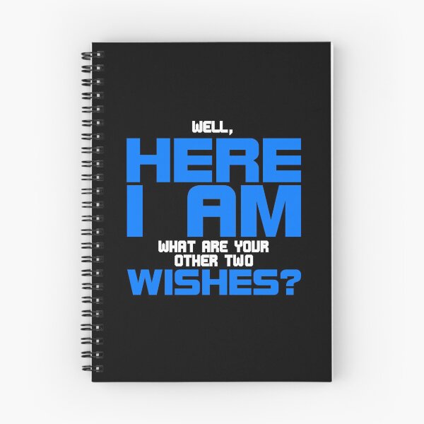 Item preview, Well here I am,any other wishes ? designed and sold by NerdySherds.