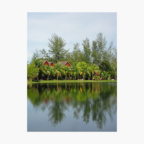 Item preview, Tranquil Lake near Phuket Thailand designed and sold by cuisinecat2.