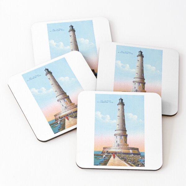 Phare de Courdouan dans les années 30 Dessous de verre (lot de 4)