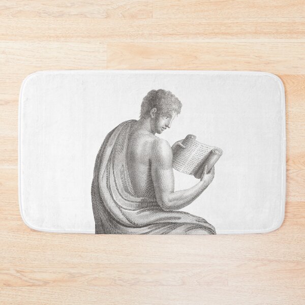 Item preview, Classical Scholar with Ancient Scroll Herculaneum Engraving designed and sold by AntiqueImages.