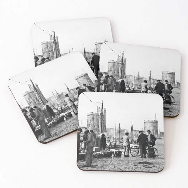 Item preview, Port of La Rochelle in the 1930s designed and sold by Francois Richet.