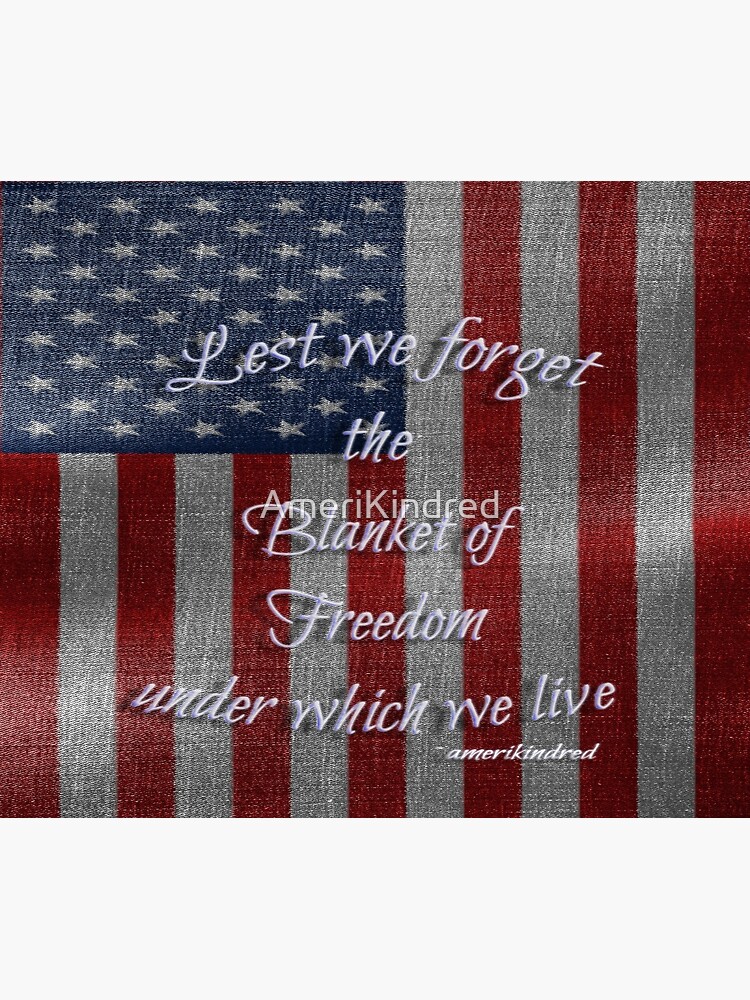 "Blanket of Freedom" Comforter by AmeriKindred Redbubble