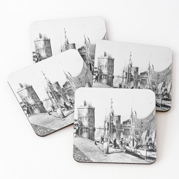 Item preview, Port of La Rochelle in the 1950s designed and sold by Francois Richet.