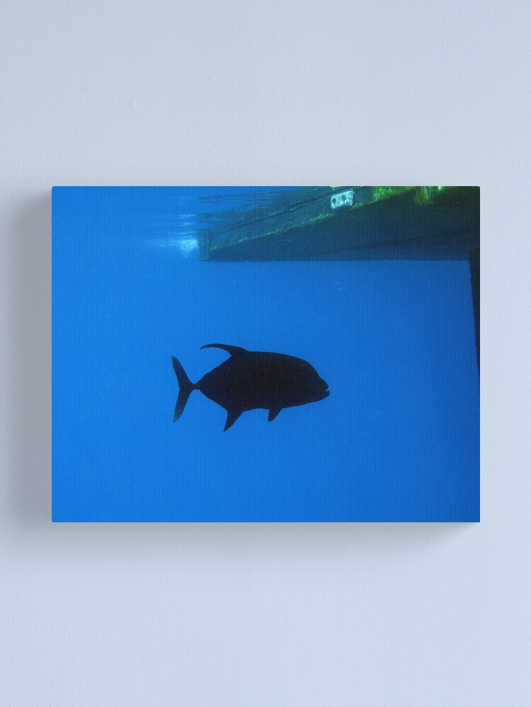 Alternate view of Black King Canvas Print