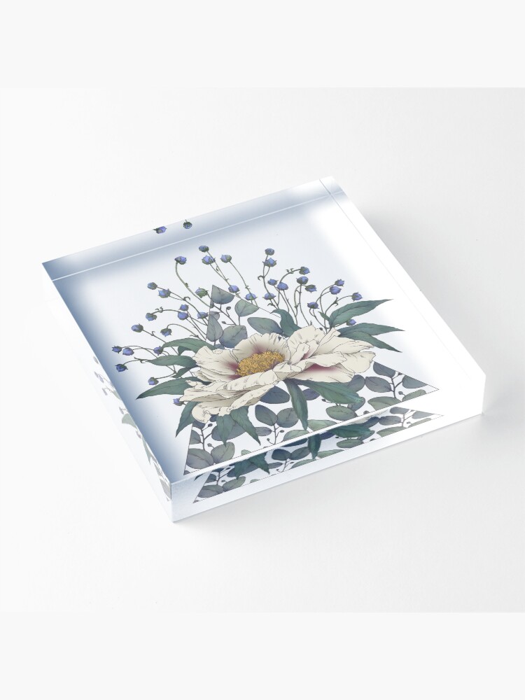 Thumbnail 3 of 5, Acrylic Block, The Peony Triangle, from Poison Flower series designed and sold by FINCHFINCHER.
