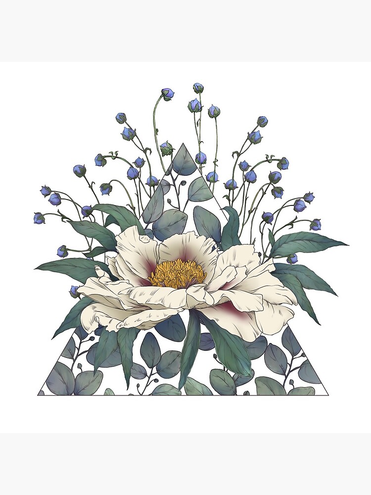 Thumbnail 5 of 5, Acrylic Block, The Peony Triangle, from Poison Flower series designed and sold by FINCHFINCHER.