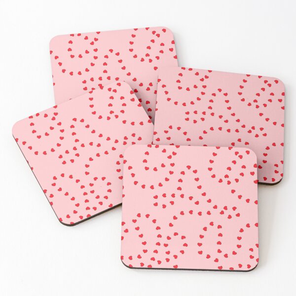 Item preview, String of Hearts Red & Pink designed and sold by Doodles by Stephanie.