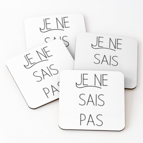 Item preview, Tu sais? Je ne sais pas french quote france speak french I don't know designed and sold by Mars Babe.