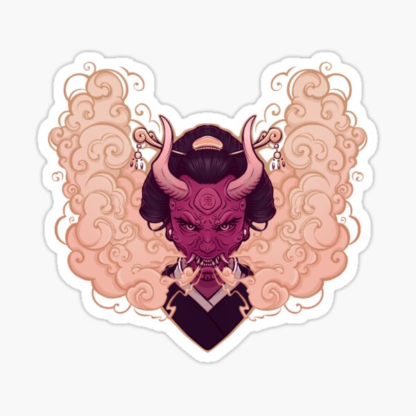 Oni - red Sticker