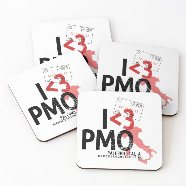 Item preview, I ♥ Palermo (PMO) Aviation Stamp designed and sold by seav.