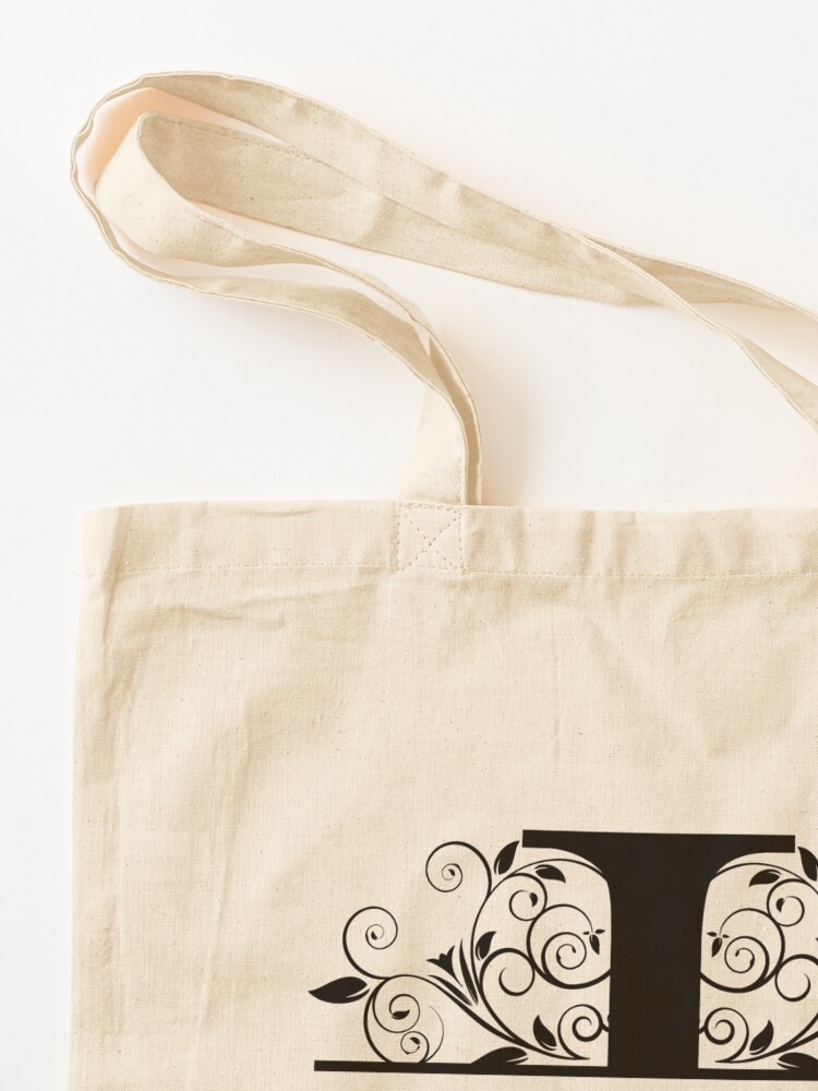 Initial & Name Personalized Canvas Tote Bags