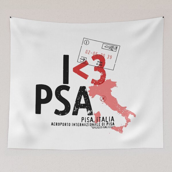 Item preview, I ♥ Pisa (PSA) Aviation Stamp designed and sold by seav.