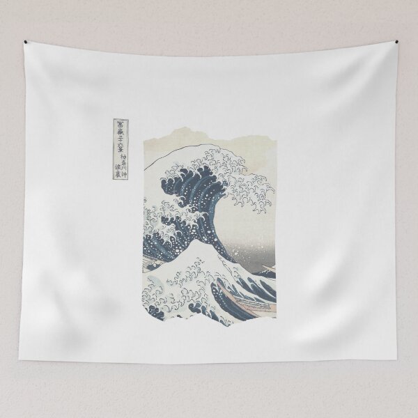 Item preview, great wave off kanagawa ukiyo-e designed and sold by GrasslandDesign.