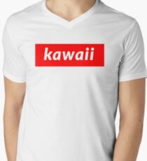 Kawaii Men's V-Neck T-Shirt